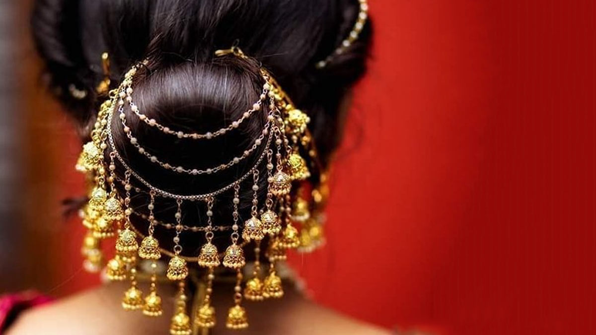 जूड़ा झालर jewellery designs for ladies