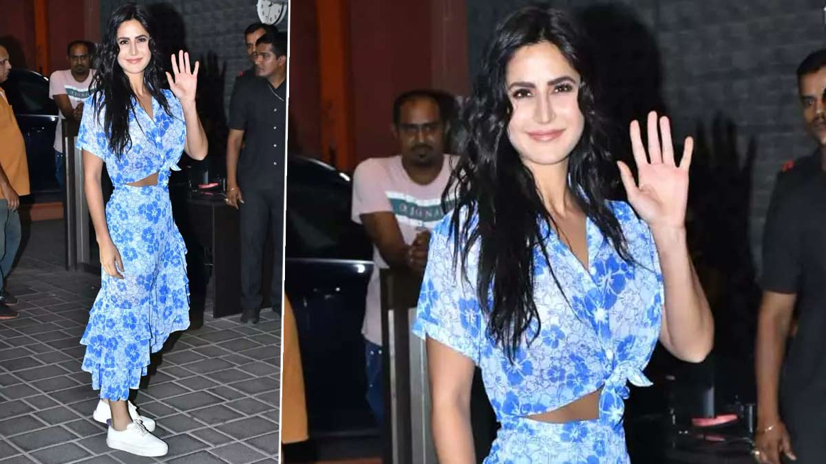 katrina kaif blue florals