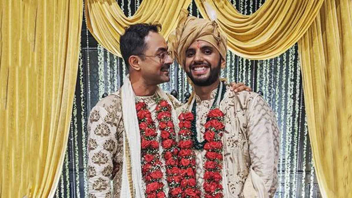 Kolkata Gay Couple Kolkata Gay Wedding First Gay Wedding Herzindagi