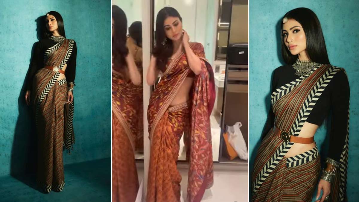 How To Drape Leheriya Saree In Celebrity Style | how to drape leheriya saree  in celebrity style | HerZindagi