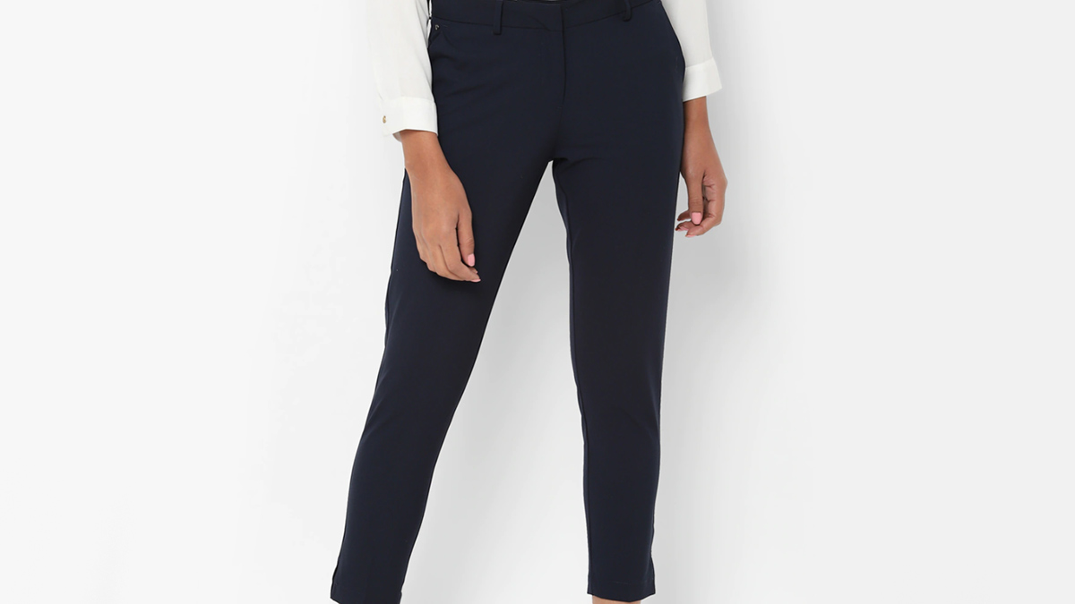 House of Cavani Kaiser Blue Slim Fit Trousers  Clothing from House Of  Cavani UK