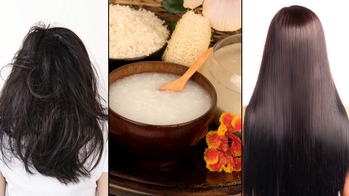 Rice Hair Mask For Hair Growth Recipe| बालों को लंबा कैसे करें| Balo Ko  Badhane Ke Upay | rice mask for hair growth | HerZindagi