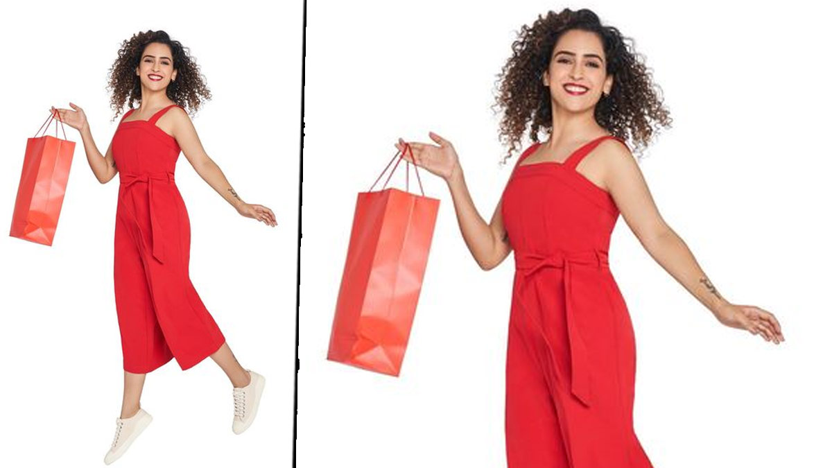 sanaya malhotra jumpsuit look