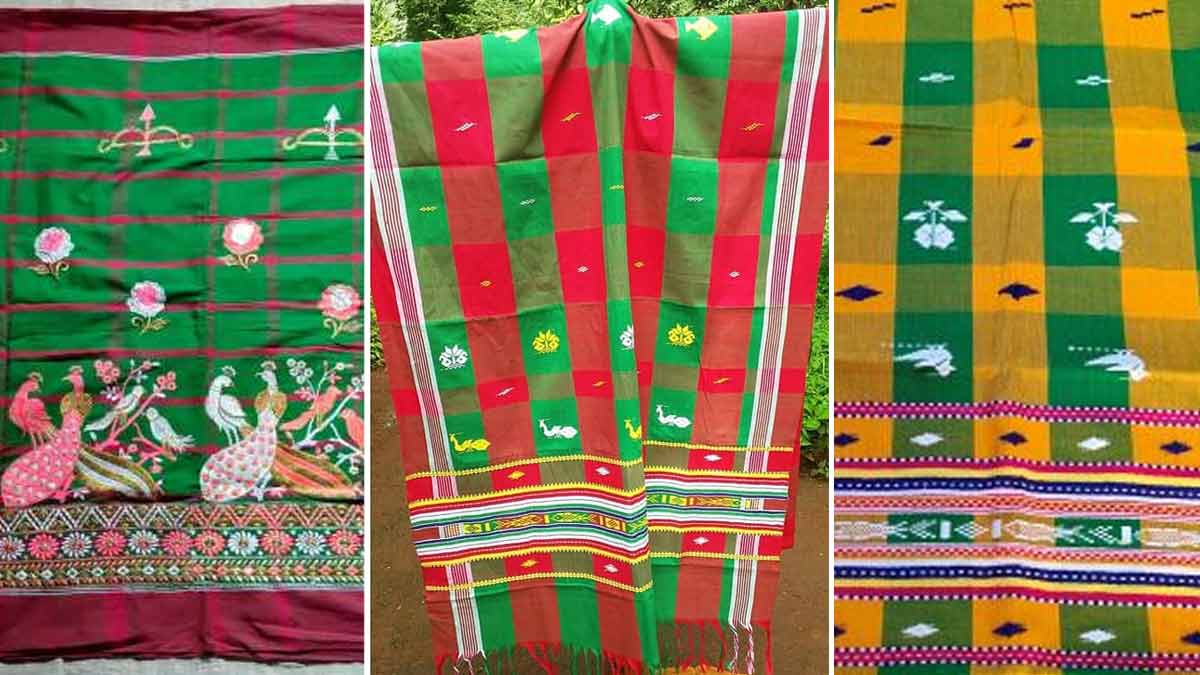 Santali Saree - A Tribal Collection Of Traditional Phuta Saree Of Odisha -  Sanskriti Cuttack