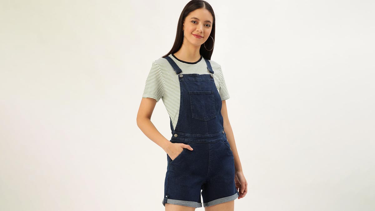 9 Fashionable Ways of Styling Denim Dungarees HerZindagi