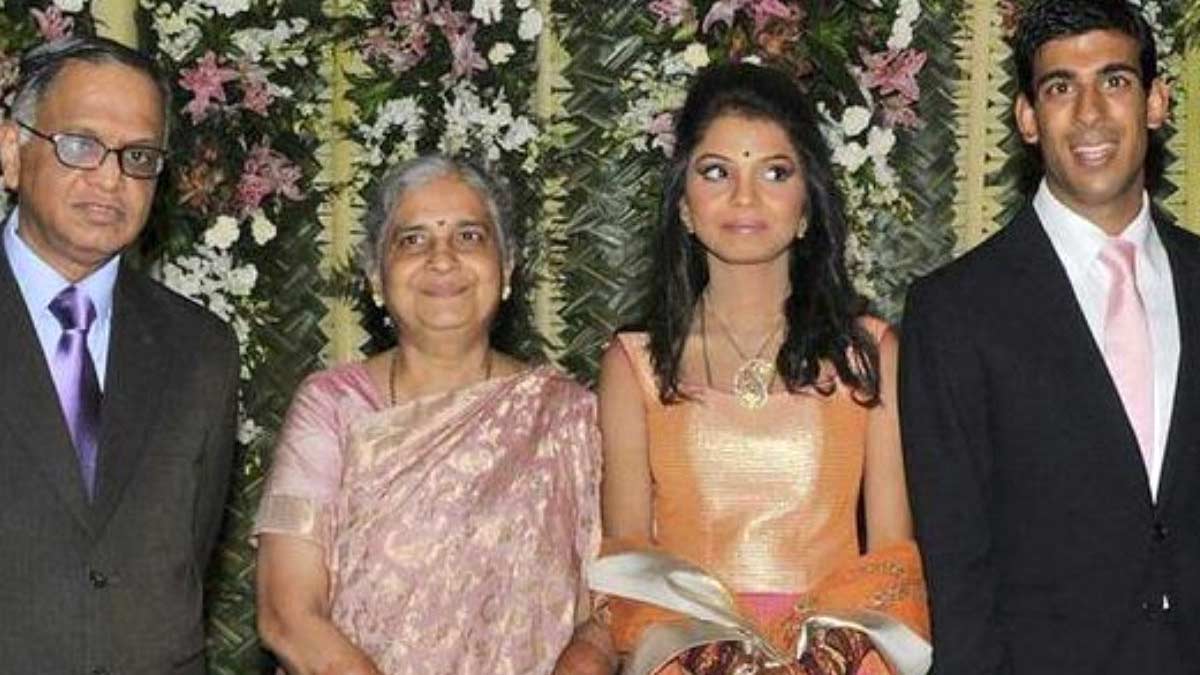बेहद साधारण थी ऋषि और अक्षता की शादी uk pm rishi sunak akshata murthy wedding pics
