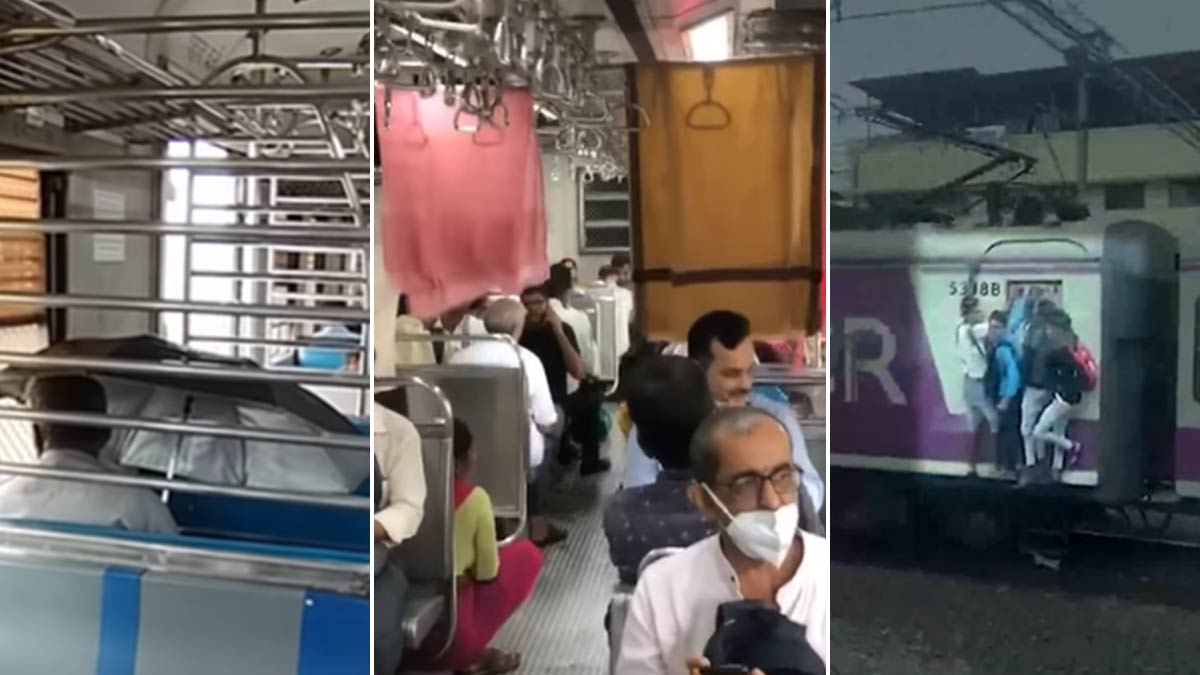 viral videos of mumbai trains
