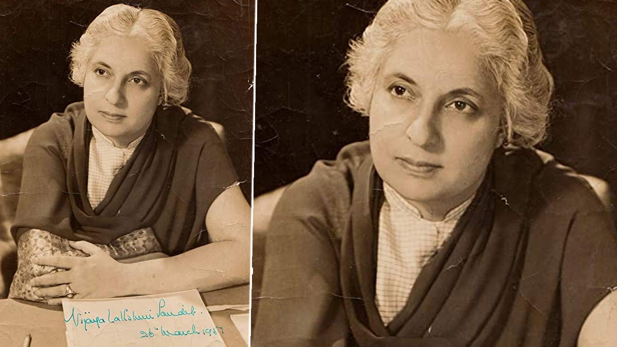 who is vijaya lakshmi pandit