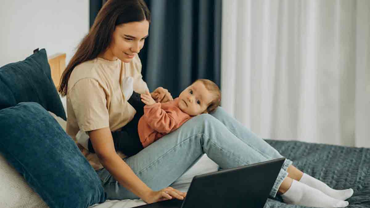 work from home with kids