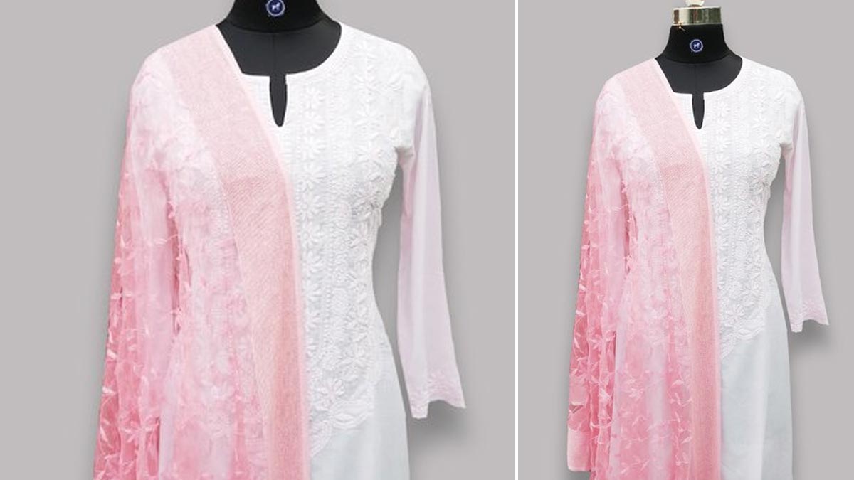 पिंक दुपट्टा Pink dupatta