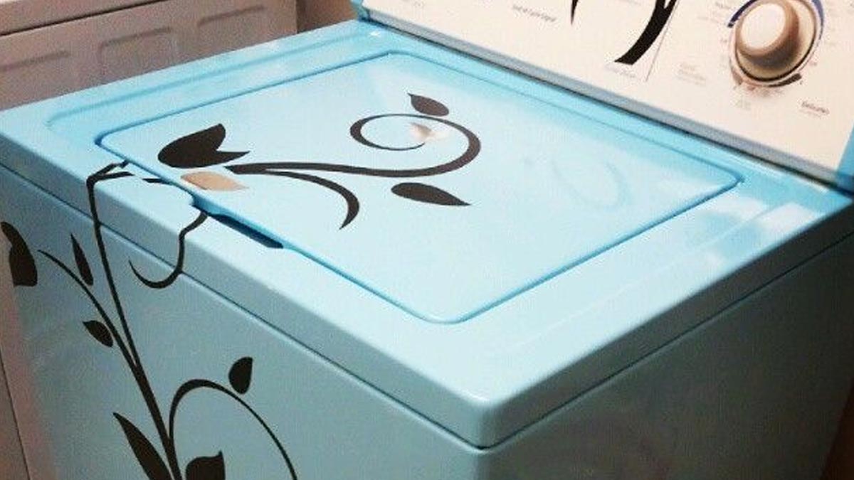 Spray paint for washing machine