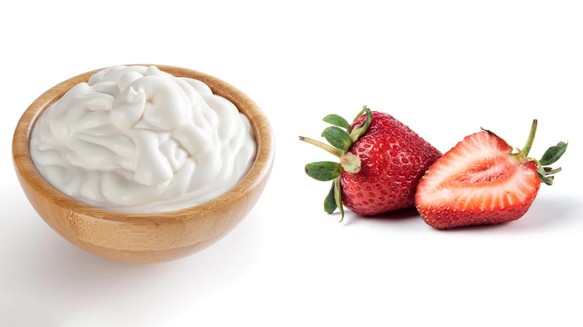 Strawberry And Mayonnaise Hair Mask