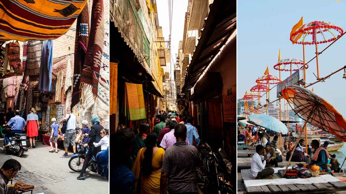 Varanasi street market