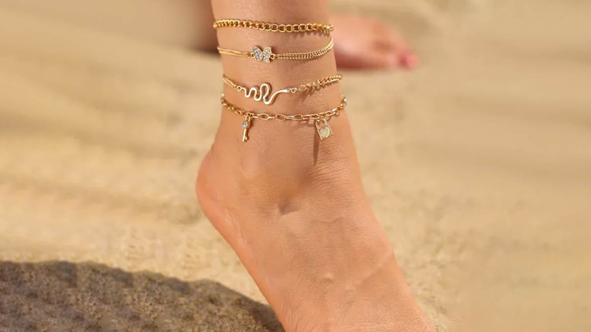 anklet designs for jeans