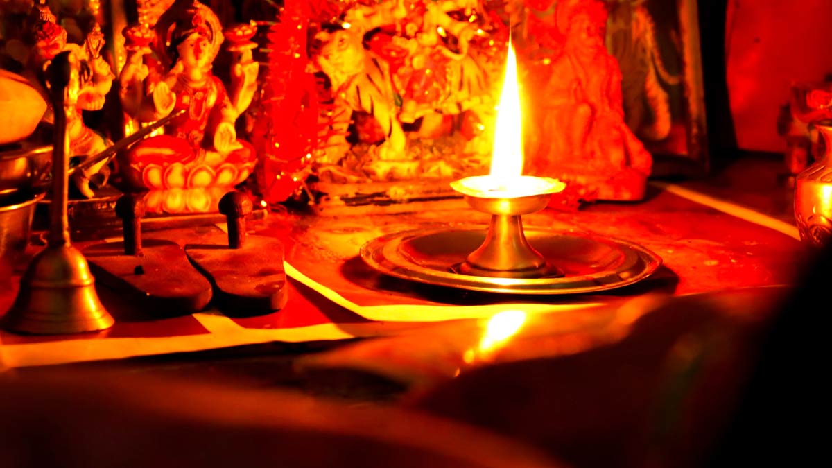 best place for temple at home