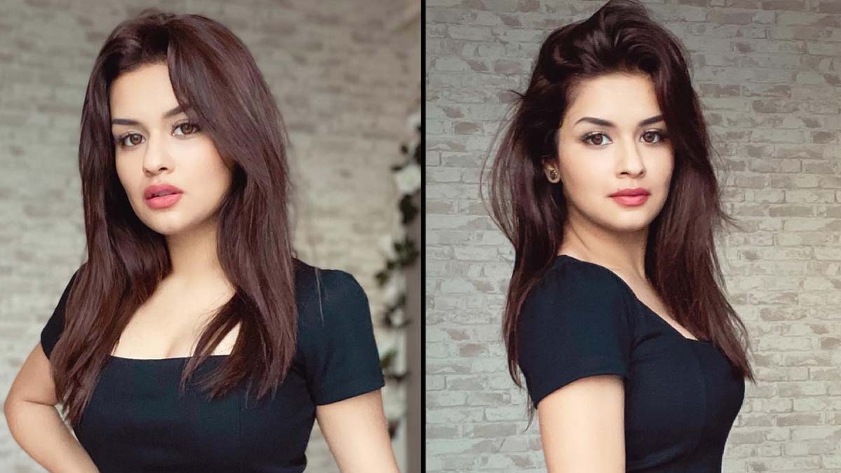 black avneet kaur party style