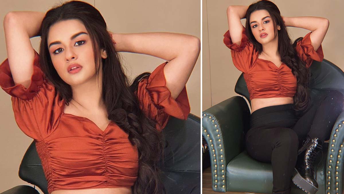 crop top avneet kaur party style 