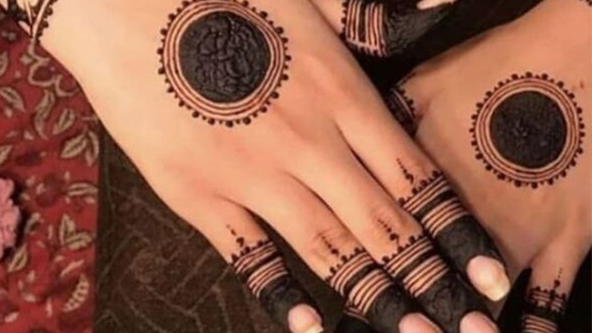 gol tikki mehndi design back hand