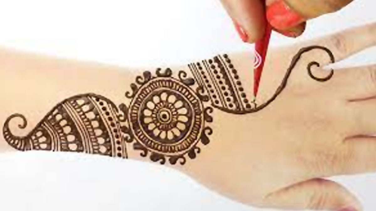 अरेबिक मेहँदी लगाना सीखे | Arabic Mehndi Designs For Back Hands Easy |  Mehndi designs for fingers, Mehndi designs for kids, Mehndi designs for  hands