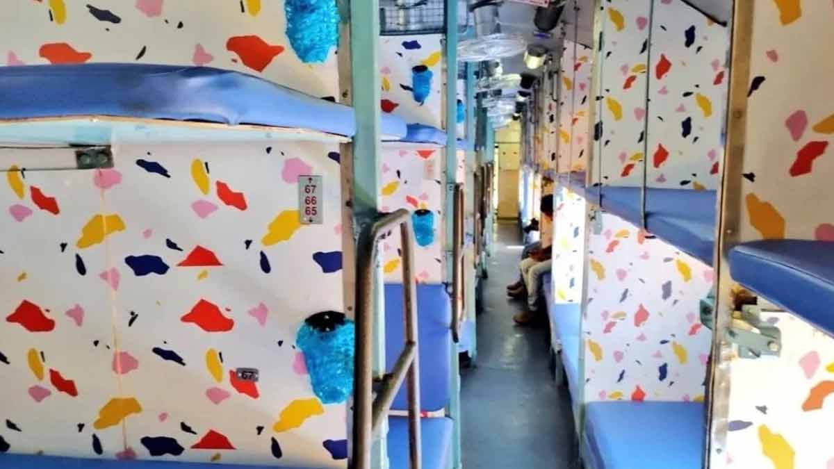 india first private train inside