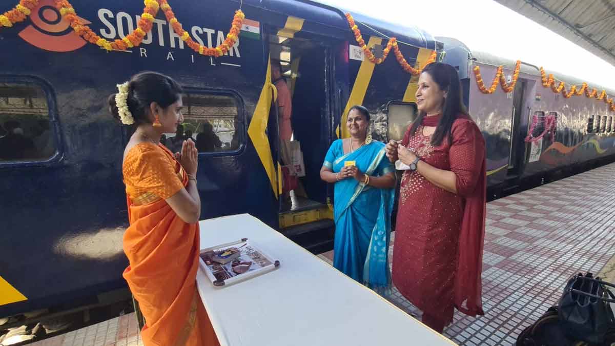 india first private train south india inside