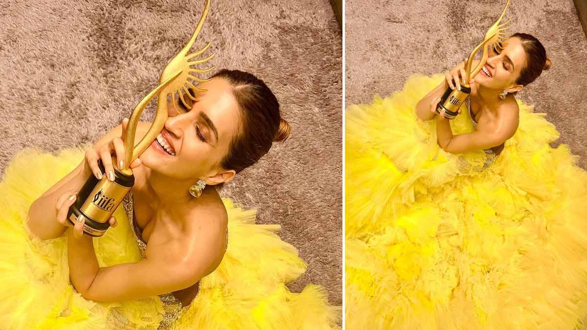 kriti sanon strapless dress