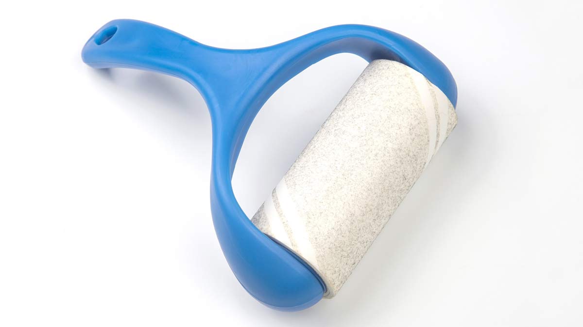 lint roller to clean