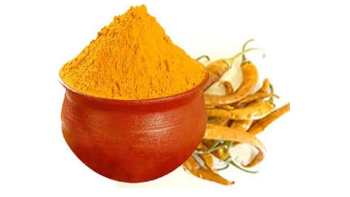 make yellow chilli powder inside 