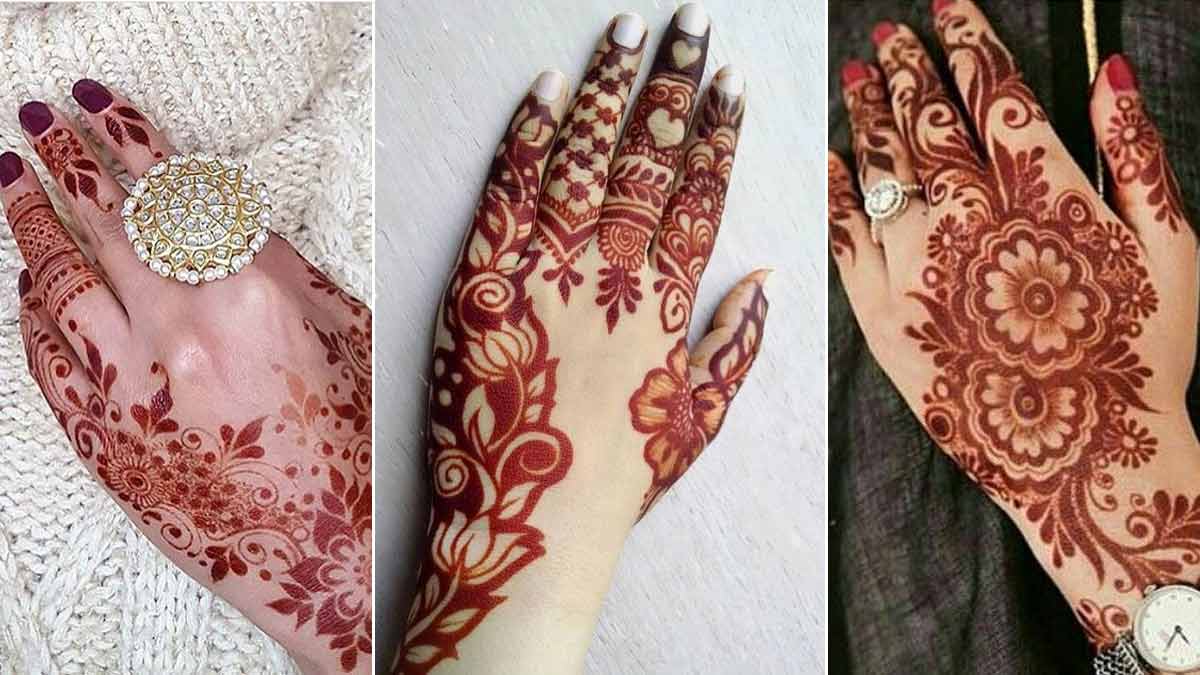 phool patti henna designs pics