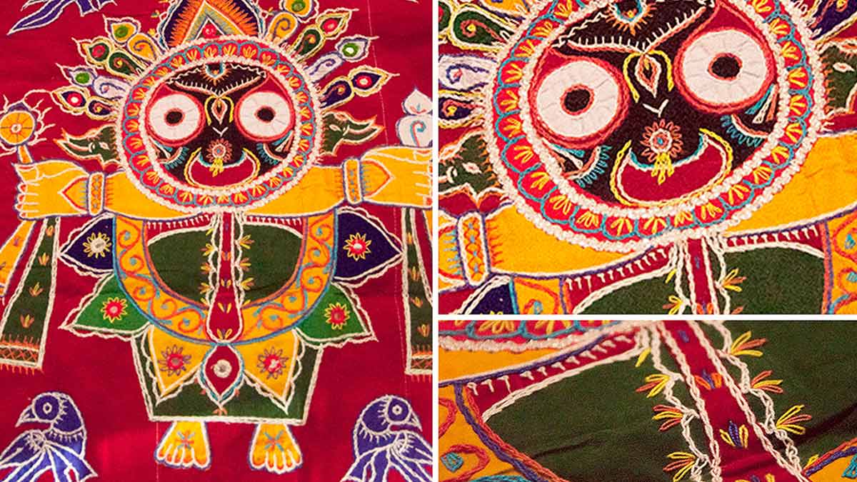 पिपली वर्क एंब्रॉयडरी ओडि़सा के किस शहर में की जाती है? pipli work embroidery