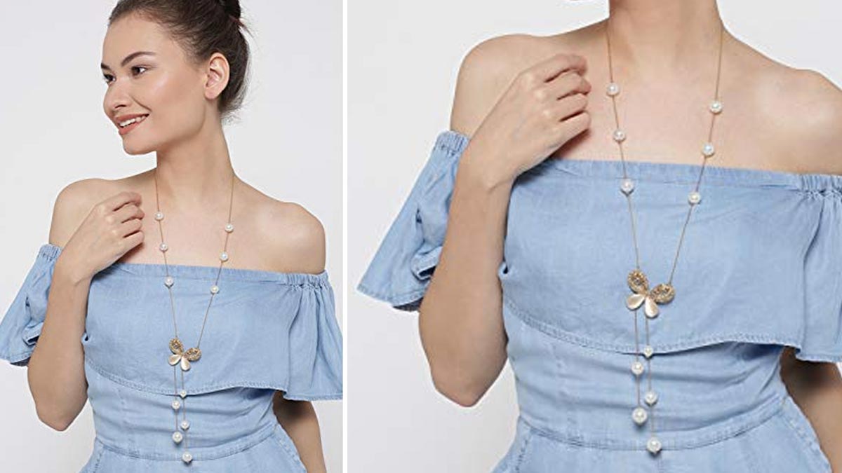 purl long pendant in hindi