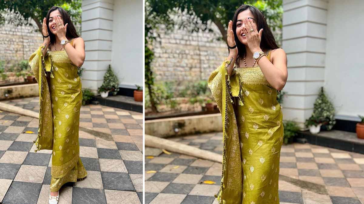 Rashmika Mandanna | Coorgi Style Saree | Rashmika Mandanna In Coorgi Style  Saree | HerZindagi