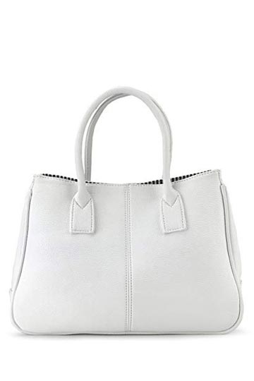 TWENTY FOUR White Checkered Handbags Leather India | Ubuy