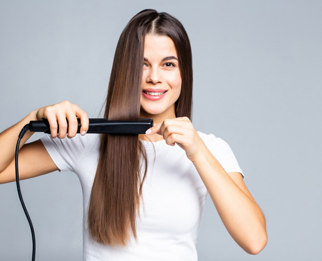 Use of hair 2025 straightener in hindi