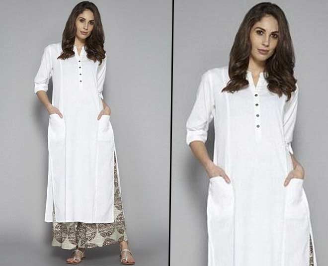 Stylish Long Kurti Designs in Hindi Long Kurti Ke Gale Ki Designs stylish long kurti designs HerZindagi