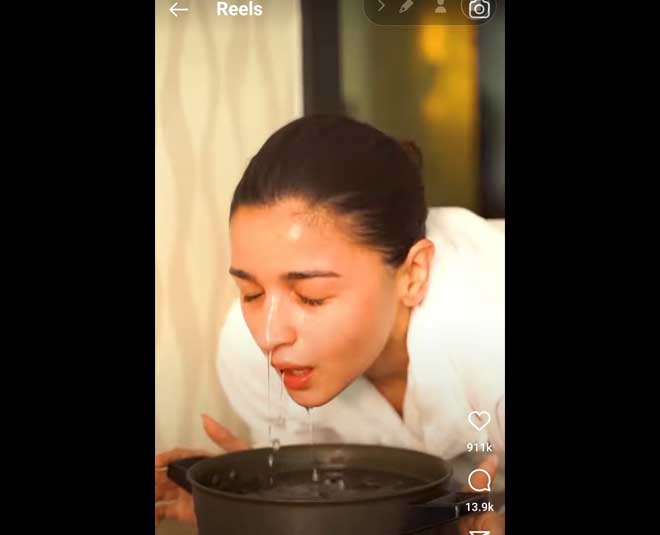 Try Alia Bhatt's Ice Water Face Dip For Tight, Glowing Skin, Read Benefits