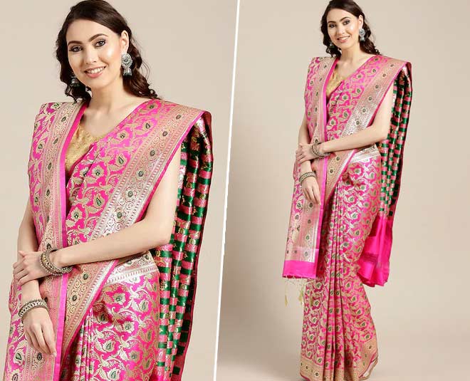 Nude mirror, sequin, cutdana hand embroidered tiered sari set paired with  applique hand embroidered head dupatta – Arpita Mehta Official