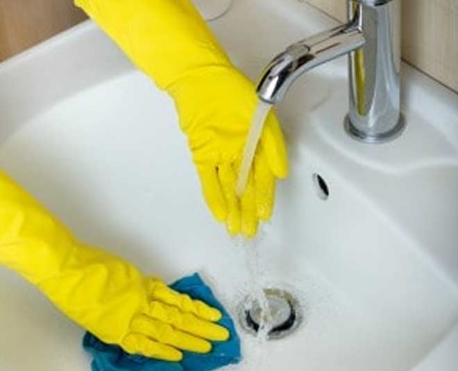 How To Clean Stains On Wash Basin In Hindi वॉश बेसिन को इस तरह करें