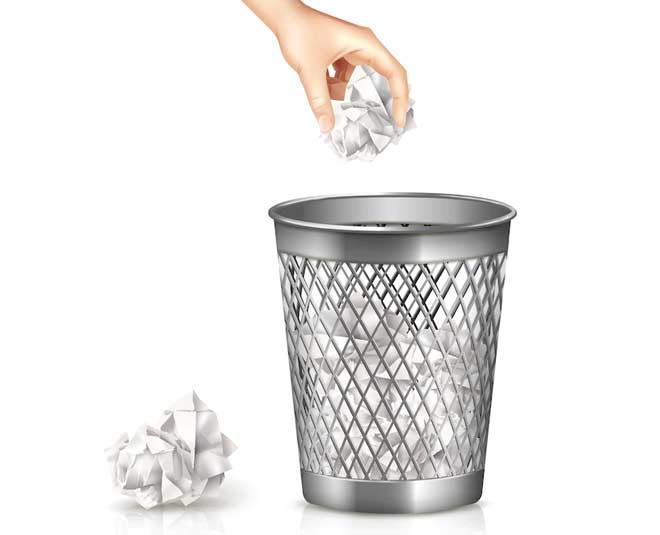 dustbin in north direction