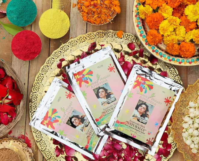 herbal holi colours