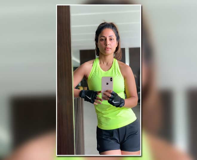 hina khan gym outfits ()