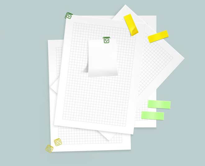 household papers organising decluttering