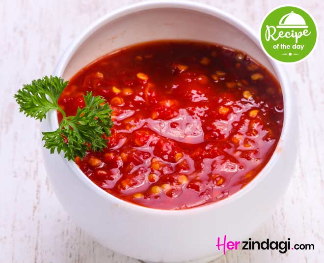 how to make red chilli chutney