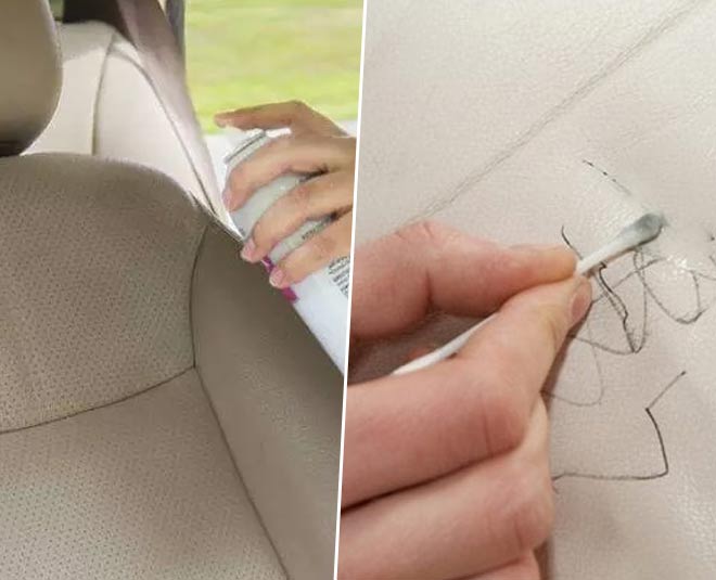 how to remove ink stain from car seat tips
