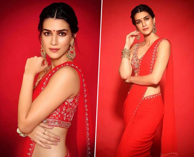 kriti sanon best saree looks