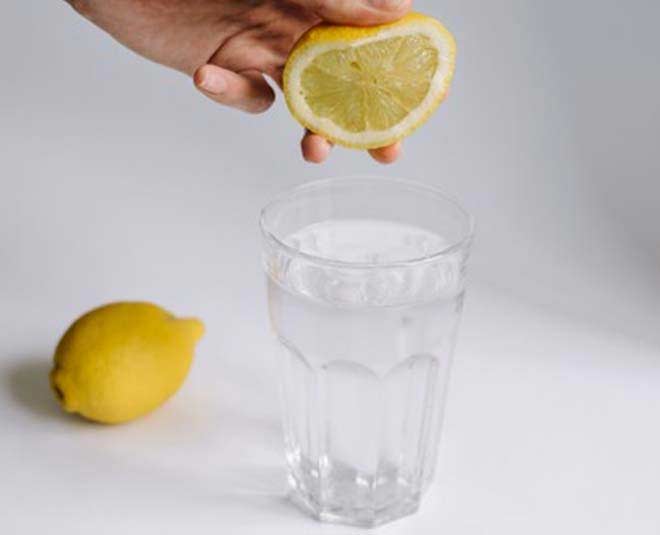 lemon water for morning routine