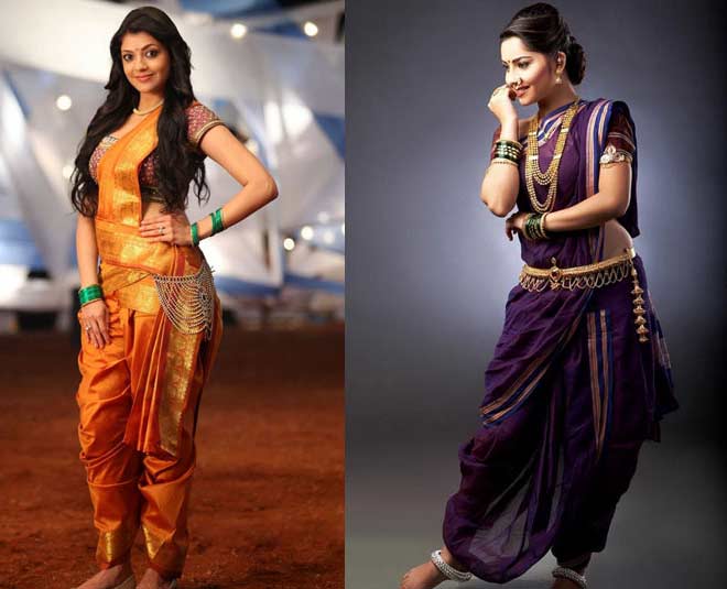 Why does Marathi have a different saree draping style? Do you think it is  very revealing? - Quora