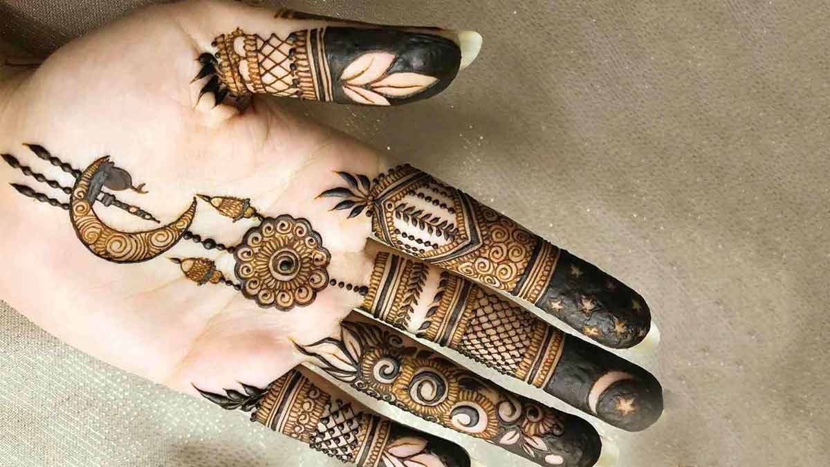 Eid Mehndi Designs: ईद के मौके पर मेहंदी से लुक में लगाएं चार चांद, इन  ट्रेंडी मेहंदी डिजाइन से लें आइडिया | Eid Mehndi Designs On the occasion of  Eid try these