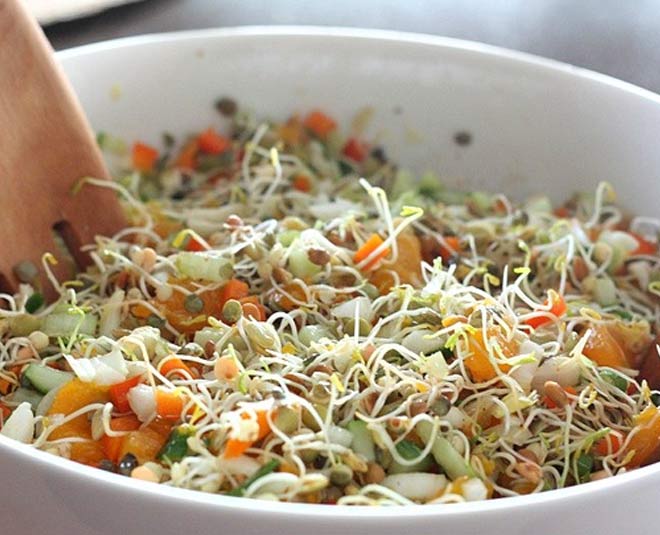 Pms Relief Salad Try This Recipe Of Alfalfa Salad At Home Herzindagi