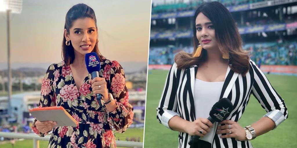 Indian Female Anchors Who Have Stood Out In Cricket ShowsIndian Female